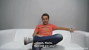 Amateur gay video from Czechgaycasting with Mario 7701
