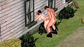 Playing with big-boobed MILFs in Max's Life: Season 4