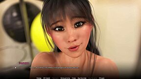 3D animated college students engage in a fight and other activities