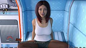 stranded in space 105 - plotting a steamy threesome with curvy bisexual neighbor