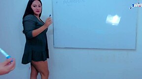 Sexy Anatomy Teacher Gives Private Lessons at Home. Spy Camera Catches Me Banging Her to Pass the Course!