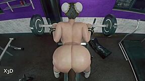 Hot Asian woman gets her ass fucked hard in a 3D porn compilation