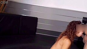 Skinny French teen gets fat Mexican cock in her mouth