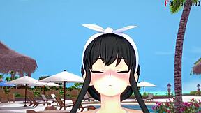 Yor's bikini-clad pool time turns into spy game action