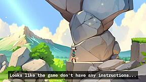 Horny nature young female orc face-sitting a lucky boy