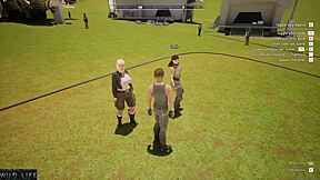 Max vs Dr. Mercer and Leah in a 3D cartoon porn video