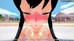 Yor's bikini-clad pool time turns into spy game action