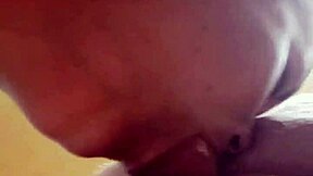 My husband’s well-endowed cock gets a good sucking from me, his wife