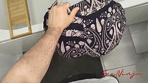 Step-mom’s constant household accidents are a sign of her uncontrollable desire for hardcore sex