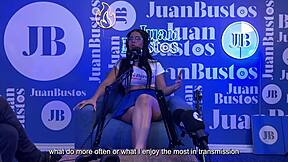 Squirting sensation with vibrator on Juan Bustos podcast