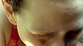 Public spit and cum shower in Fort Myers beach