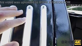 Beautiful bride’s big dick husband makes a mess in this POV sex video