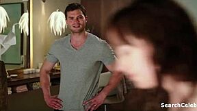 Dakota Johnson nude with bondage in Fifty Shades Freed scenes