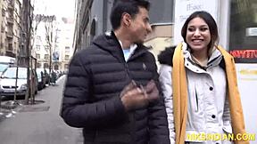Indian teen gets dirty with big cock in hardcore group sex