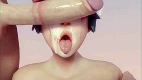 steamy 3d hentai collection with intense blowjobs and creamy finishes