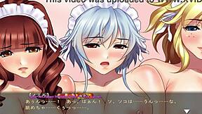 Maid-san to Boin Game final scene orgy English subs