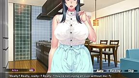I got caught by my stepmother’s friend while I was masturbating in part 8 with English subtitles