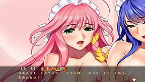 Maid-san to Boin Game final scene orgy English subs
