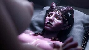 Hot Milf Overwhelms Timid Futanari Demoness in Wild Anime