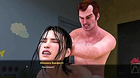 Cartoon adult video with anime, bra and fucking