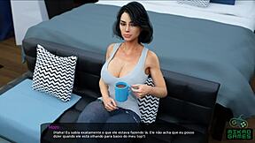 Milfy City Ep 38: Madrasta’s Sara Panties Peek