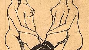 Comic book alphabet of erotica