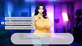 Big tits MILF gets drenched in 3D game