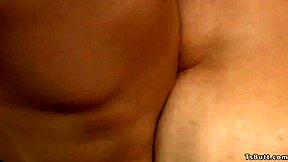 Big cock shemale seduces roommate for a hot scene