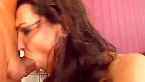 Big cocked stud blasts oiled ass brunette teens tight holes