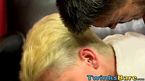 Inked hunk's hardcore raw sex with young gay Benjamin Riley