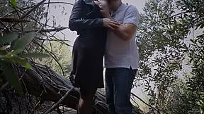 Bella hentaigirl enjoys rough sex in public place