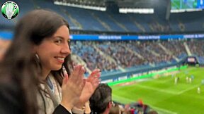 My girlfriend and I have sex in the stadium restroom during a football game