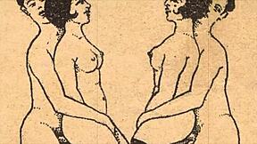 Comic book alphabet of erotica