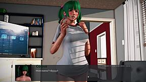 3D animated hardcore with big tits and big nipples