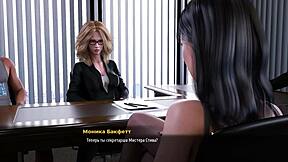 Beautiful women in hot scenes in the latest episode of the fashion business game