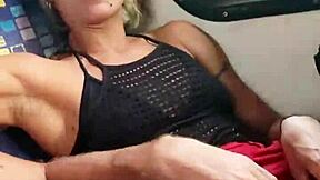 My friend jerks me off while I suck his thick cock on a crowded public train