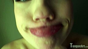 Felicity’s mouth and tongue are a pleasure to watch in action