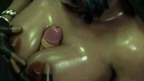 3D hot sex with a sexy girl who likes to get her pussy licked and face fucked