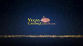 Black and white lesbians try out strap-on sex in Vegas