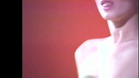 Retro blonde bombshell Lois Ayres in hardcore stage show