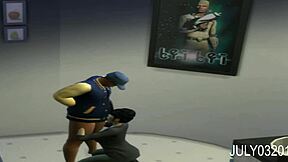Sucking and blowing in the Chinese restaurant bathroom