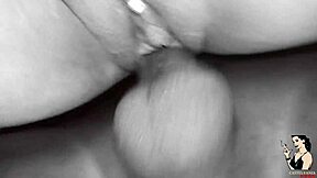 Tattooed paty angel's solo session with a happy ending