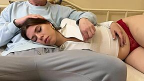 She knew it all! Cute tall babe takes huge cock in bed for shocking pov cum blast!