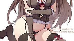 Hentai Joi with a hot maid and a surprise gangbang