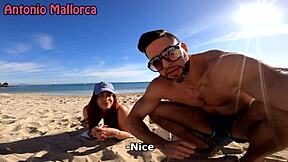Big cocked Cuban babe gets picked up at the beach