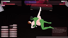 kinky fight club battle between gorok and aven in wild action