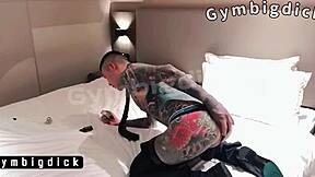 Asian gay couple having raw sex in different positions