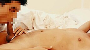 Muscular gay guys engage in bareback sex with blowjobs and anal sex