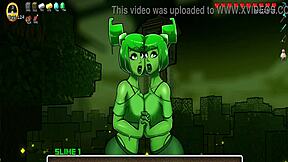 3D animated Minecraft porn with Creeper and friends