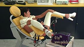 Squirting and anal pleasure with BDSM equipment